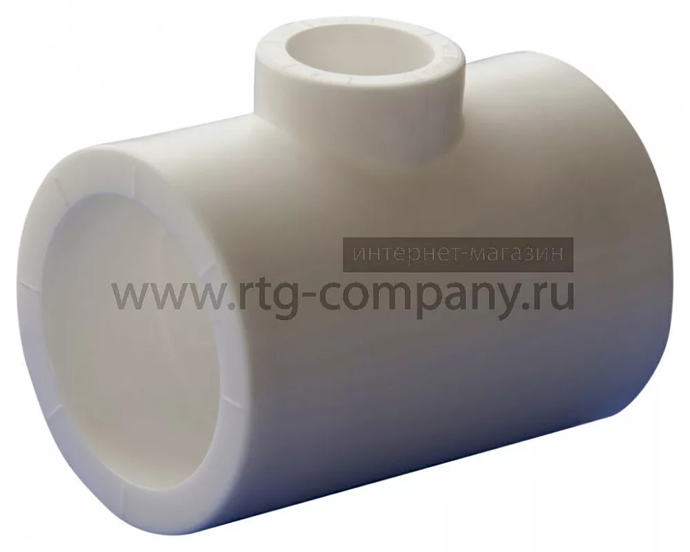 Тройник переходной полипропиленовый PPRC 32х25х32, белый